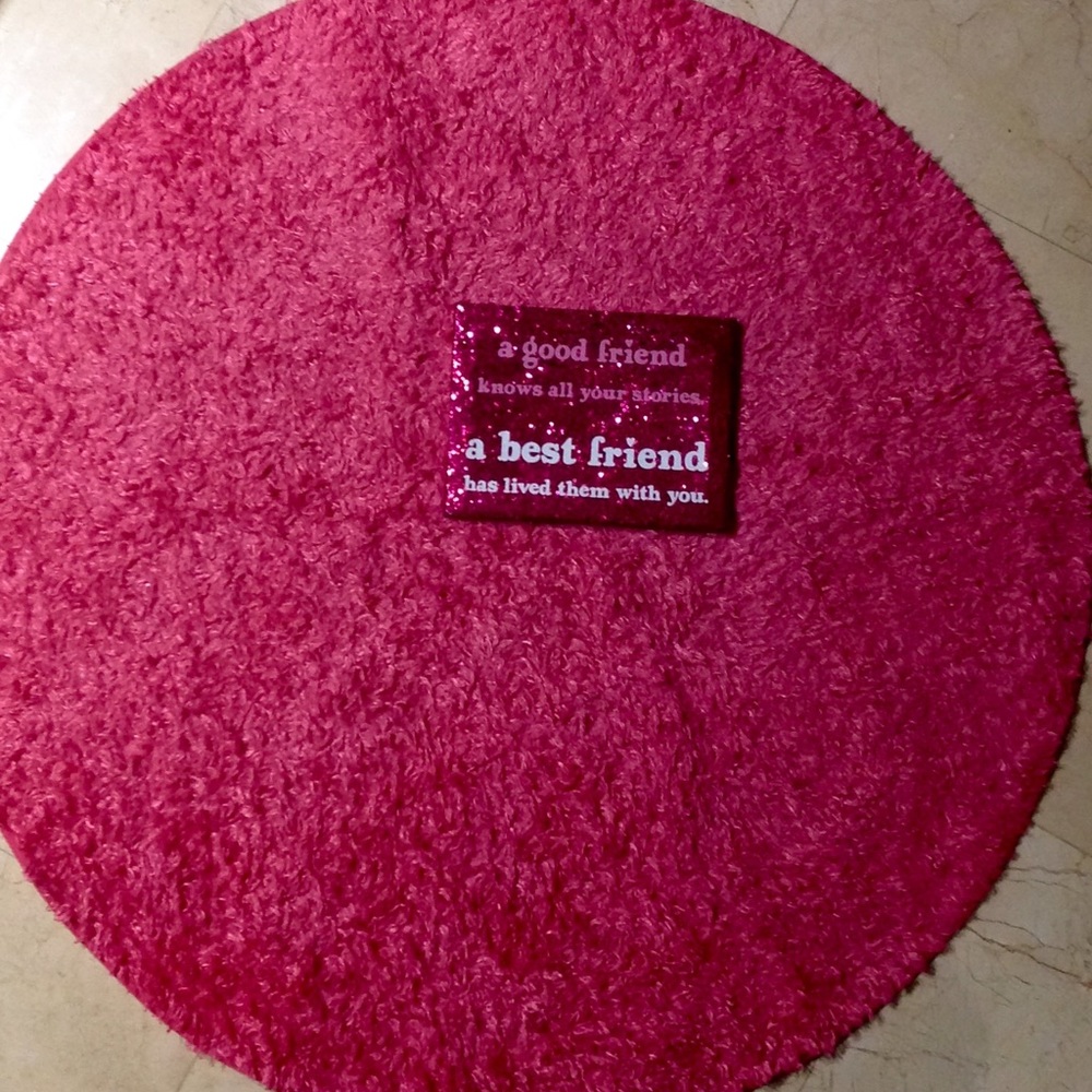 Pink Shag Rug - Perfect Decor for any Princess - Picture 2 of 3